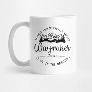 Vintage Waymaker Promise Keeper Miracle Worker Christian Mug